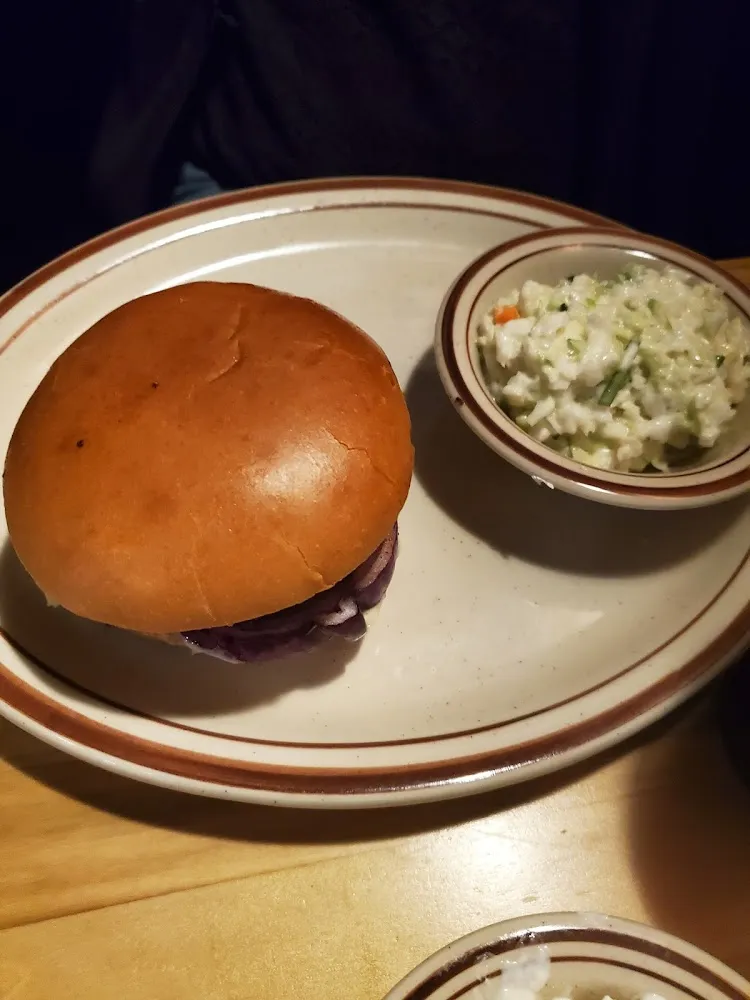 The Legend Burger with Slaw
